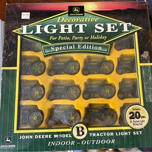 John Deere Tractor Light Set - Green and Yellow